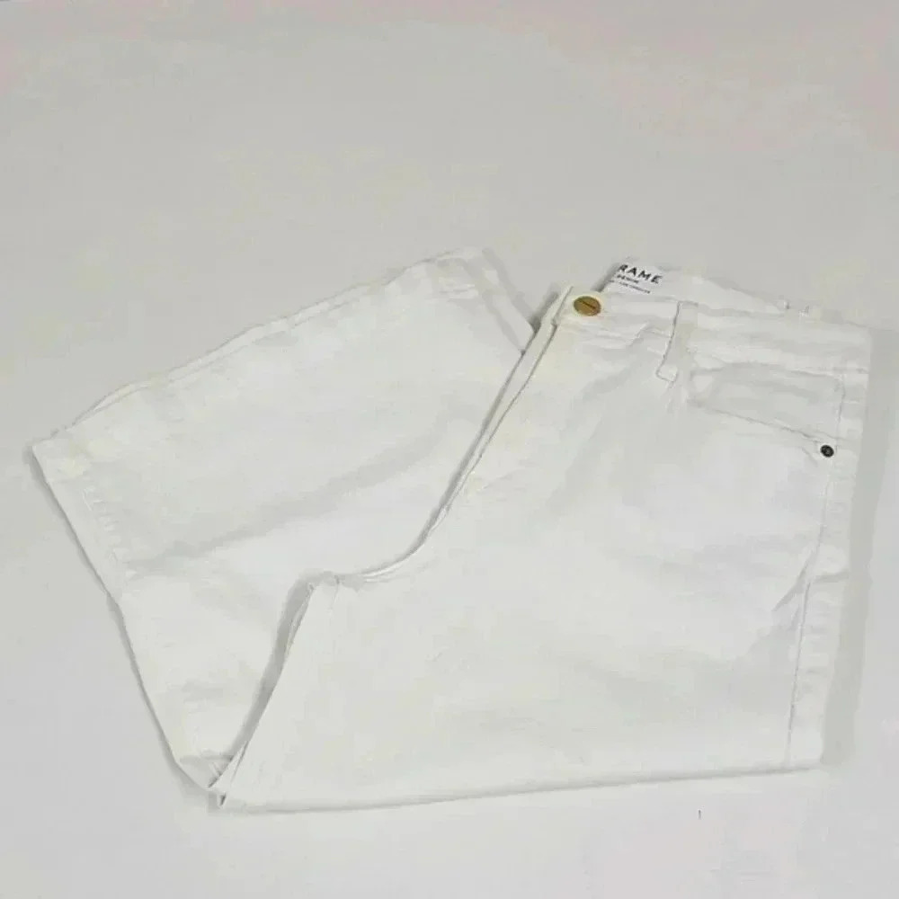 Frame Cropped Flare Jeans